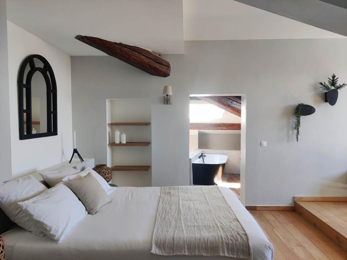 Chambres D'Hotes - Bed And Breakfast Les Palmiers Mèze Buitenkant foto